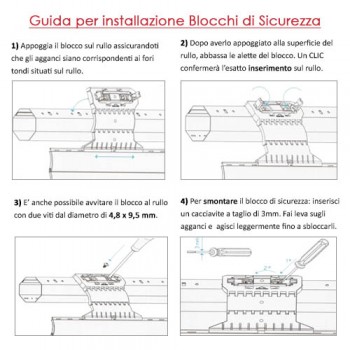 Blocca tapparelle di sicurezza