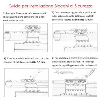 Blocca tapparelle di sicurezza