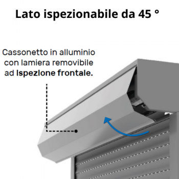 Cassonetto esterno per tapparelle completo