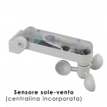 Sensore sole-vento con centralina - KIT A TECH