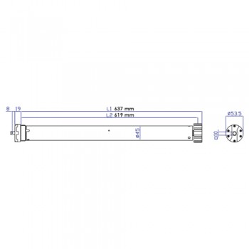 Motore Radiocomandato - 50 Nm | 100 Kg