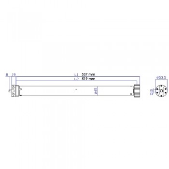 Motore Tende da sole - 50 Nm | 100 Kg