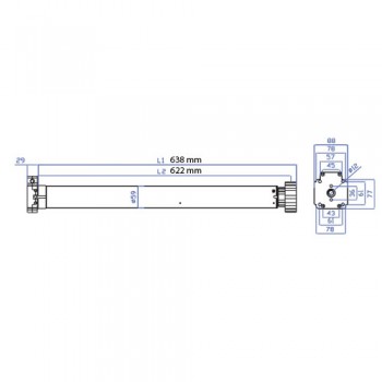 Set 5 Motori tapparelle con Manovra - 100 Nm | 200 Kg