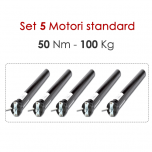 Set 5 Motori tapparelle tende 50 Nm-100kg 