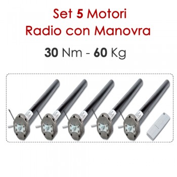 Set 5 Motori Radio Manovra di Soccorso – 30Nm 