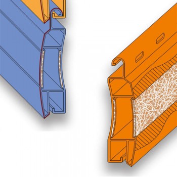Tapparella Bicolore PVC - Fibra di Vetro