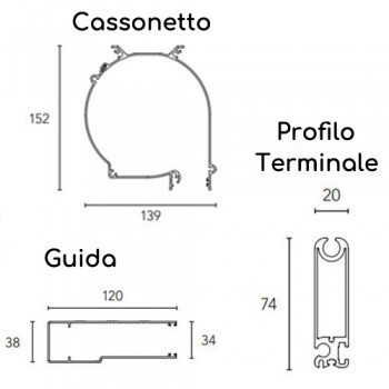 Tenda Veranda Cristal estate inverno - Orizzonte