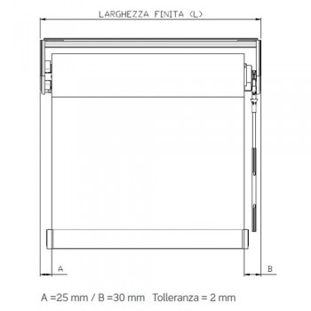 Tenda a rullo ad argano - MV46A