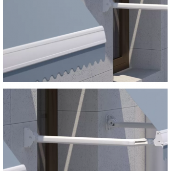 Tenda da sole per balcone a caduta a parete