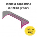 Tenda da sole a cappottina in PVC - K50 gradini 