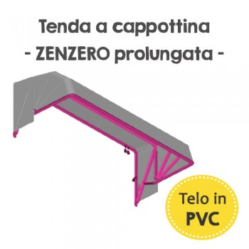 Tenda a cappottina in PVC - K50 prolungata 