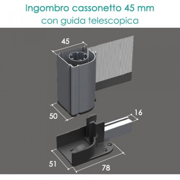 Zanzariera portafinestra - Guide Telescopiche