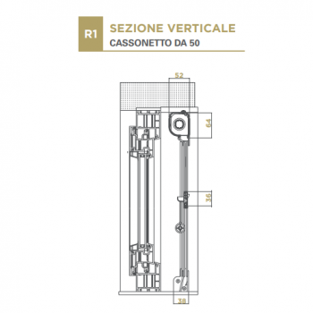 Zanzariera Verticale Avvolgibile per finestre "Effe"