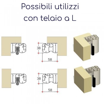 Zanzariere brico per portefinestre