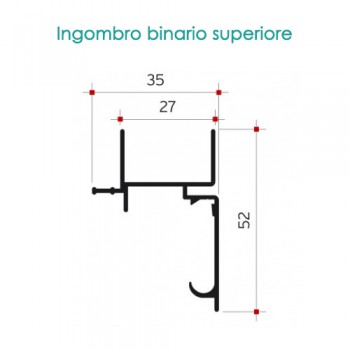 Zanzariera porta finestra scorrevole