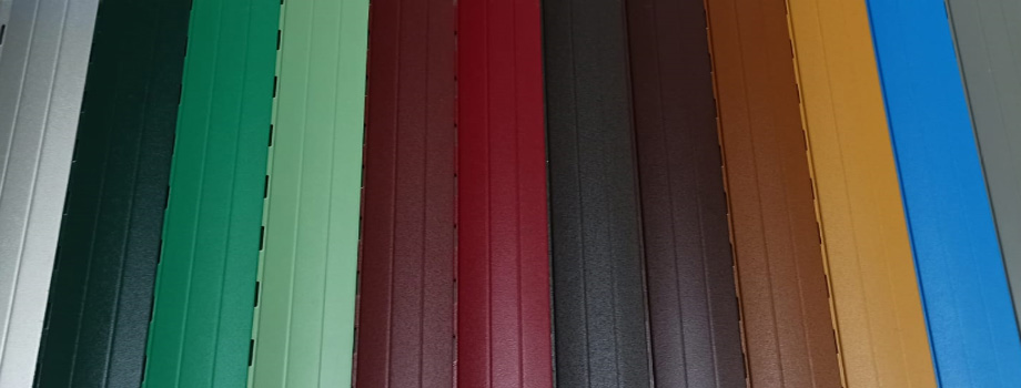 colori tapparelle in alluminio, pvc, acciao, e blindate
