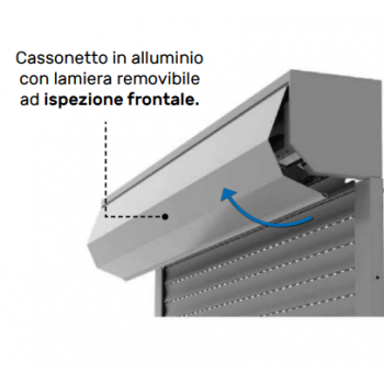 Cassonetto per Tapparella da esterno singolo