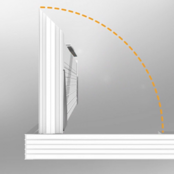 Grata estensibile - 1 Anta - Impakblind Grata estensibile - 1 Anta - Impakblind