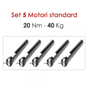 Set 5 Motori - 20 Nm | 40 Kg Set 5 Motori - 20 Nm | 40 Kg