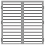 Grata Tank Linear Rettangolo - 2 ANTE