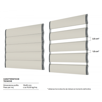 Tapparella in alluminio Double Space Tapparella in alluminio Double Space