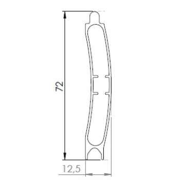 Tapparella in alluminio antieffrazione blindata New Solar Secure RC3