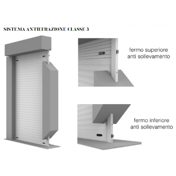 Tapparella in alluminio antieffrazione blindata New Solar Secure RC3
