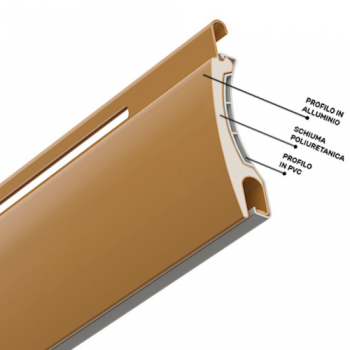 Tapparella in alluminio Arialuce THERM ad alta densità