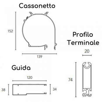 Tenda Veranda Cristal estate inverno - Orizzonte