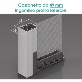 Zanzariera orizzontale - Binario Sottile - 1 ANTA Zanzariera orizzontale - Binario Sottile - 1 ANTA