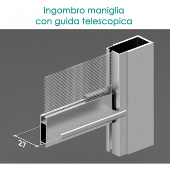 Zanzariera verticale - Guide Telescopiche Zanzariera verticale - Guide Telescopiche