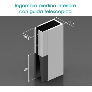 Zanzariera verticale - Guide Telescopiche Zanzariera verticale - Guide Telescopiche
