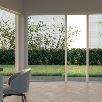 Zanzariera elettrica Feel Power scorrevole orizzontale Zanzariera elettrica Feel Power scorrevole orizzontale