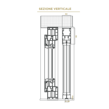 Zanzariera elettrica Feel Power scorrevole orizzontale Zanzariera elettrica Feel Power scorrevole orizzontale