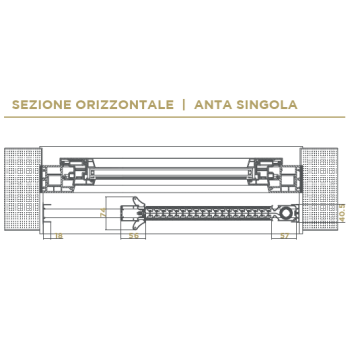 Zanzariera Free Silent scorrevole