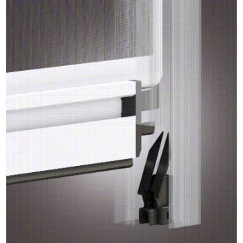 Zanzariera verticale frizionata anticimice 