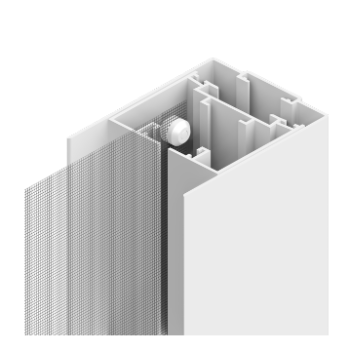 Zanzariera verticale frizionata anticimice 