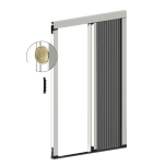 Zanzariera Plissè 1 Anta - ingombro 22 mm Zanzariera Plissè 1 Anta - ingombro 22 mm