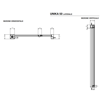 Zanzariera Laterale Unika 45/50 mm Zanzar