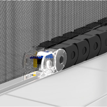 Zanzariera scorrevole su misura frizionata STAR45® a due ante