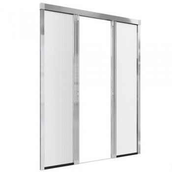 Zanzariera scorrevole su misura frizionata STAR45® a due ante