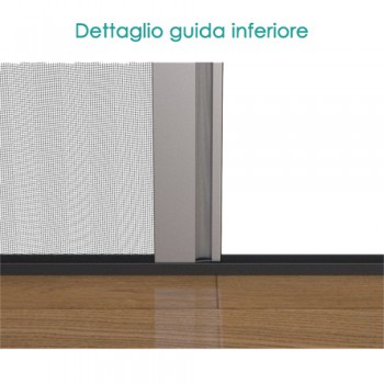 Zanzariere Plissè 1 Anta MINI - ingombro 18 mm