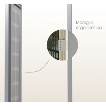 Zanzariera "Unica" per porta scorrevole e battente