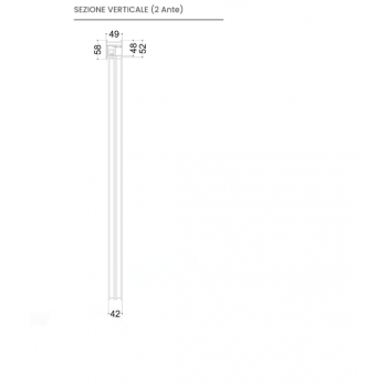 Zanzariera "Unica" per porta scorrevole e battente