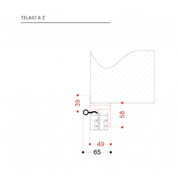 Zanzariera "Unica" per porta scorrevole e battente