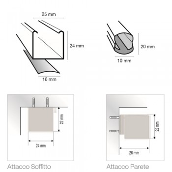  Veneziana per finestra Slider - 16 mm