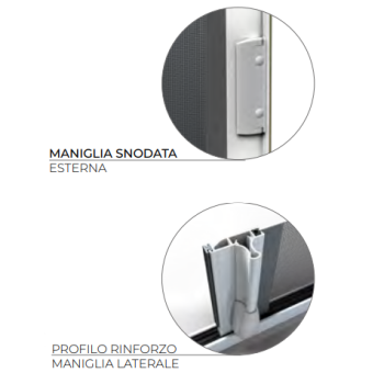 Zanzariera Jumbo 32 a due ante scorrevoli Zanzariera Jumbo 32 a due ante scorrevoli