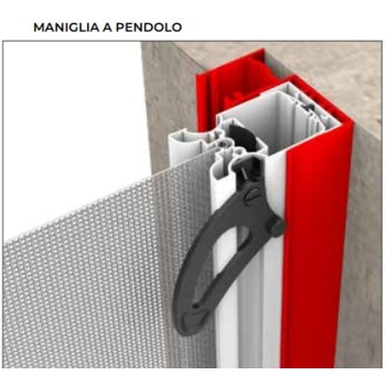 Zanzariera Libera Zanzar a due ante orizzontali Zanzariera Libera Zanzar a due ante orizzontali