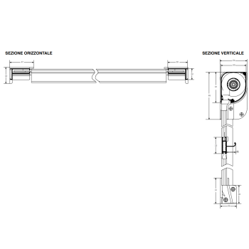 Zanzariera Verticale su misura Zanzar Sistem